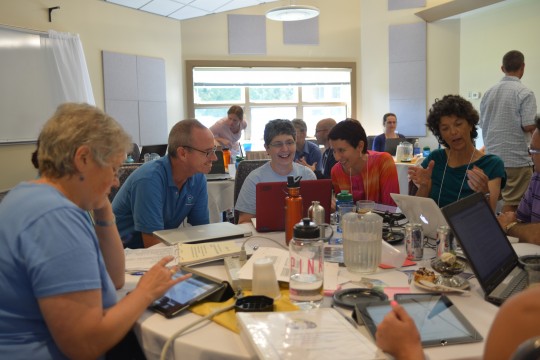 Barbara Woodford, Bart Merrick, Susan Lower, Nicole Shea, and Margie Turrin